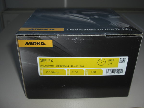 Mirka Discs  Q Silver Grip 150 mm 6 + 1 Loch Stück