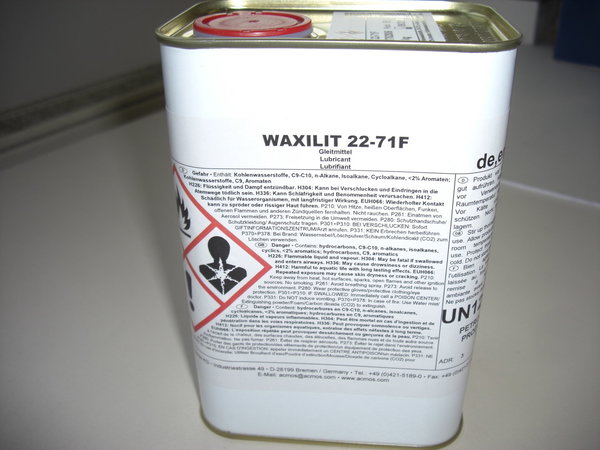 ACMOS WAXILIT 22 - 71 F Gleitmittel  -  dünnflüssig  1 kg Gebinde