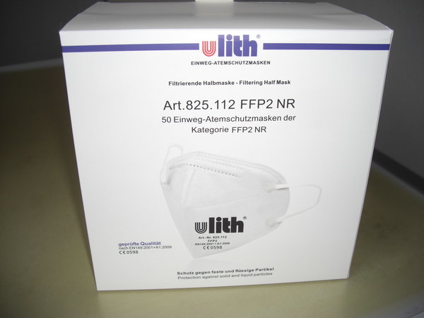 FFP2  Atemschutzmaske ULITH  Karton 50 Stück